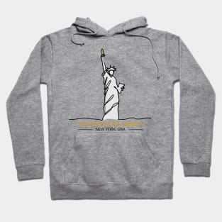 THE STATUE OF LIBERTY AT NEW YORK Hoodie